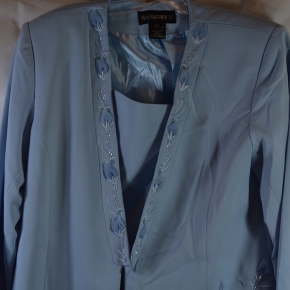 Special Occasion/bridal/Church/MOB Suit Embroidered Beaded Embellished SZ 14 NWT - Picture 10 of 12